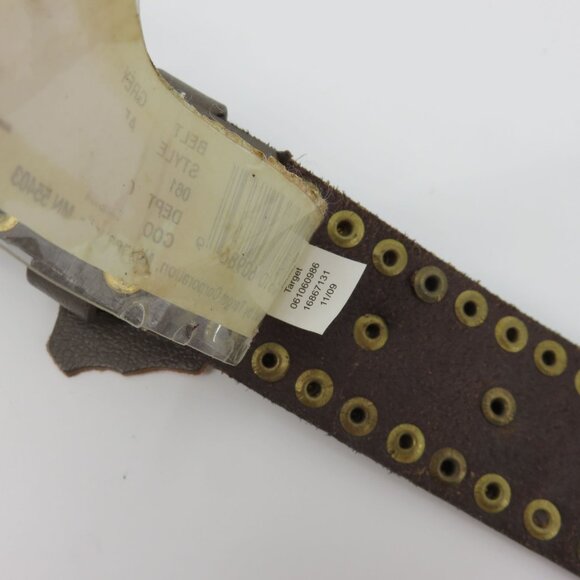 Mossimo Supply Co Women 2XL Multicolor Stud Genuine Leather Belt NEW 2009 NWT - Picture 8 of 11